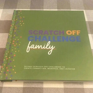 Scratch off challenge family fun night book